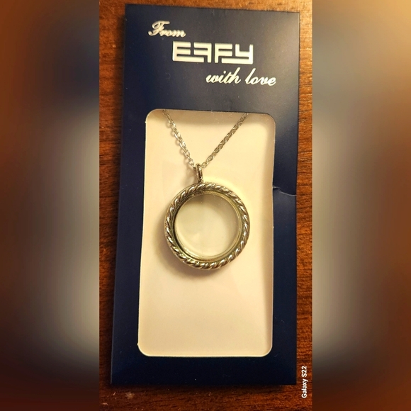 NWOT Effy silver mini-storage locket - Picture 1 of 5